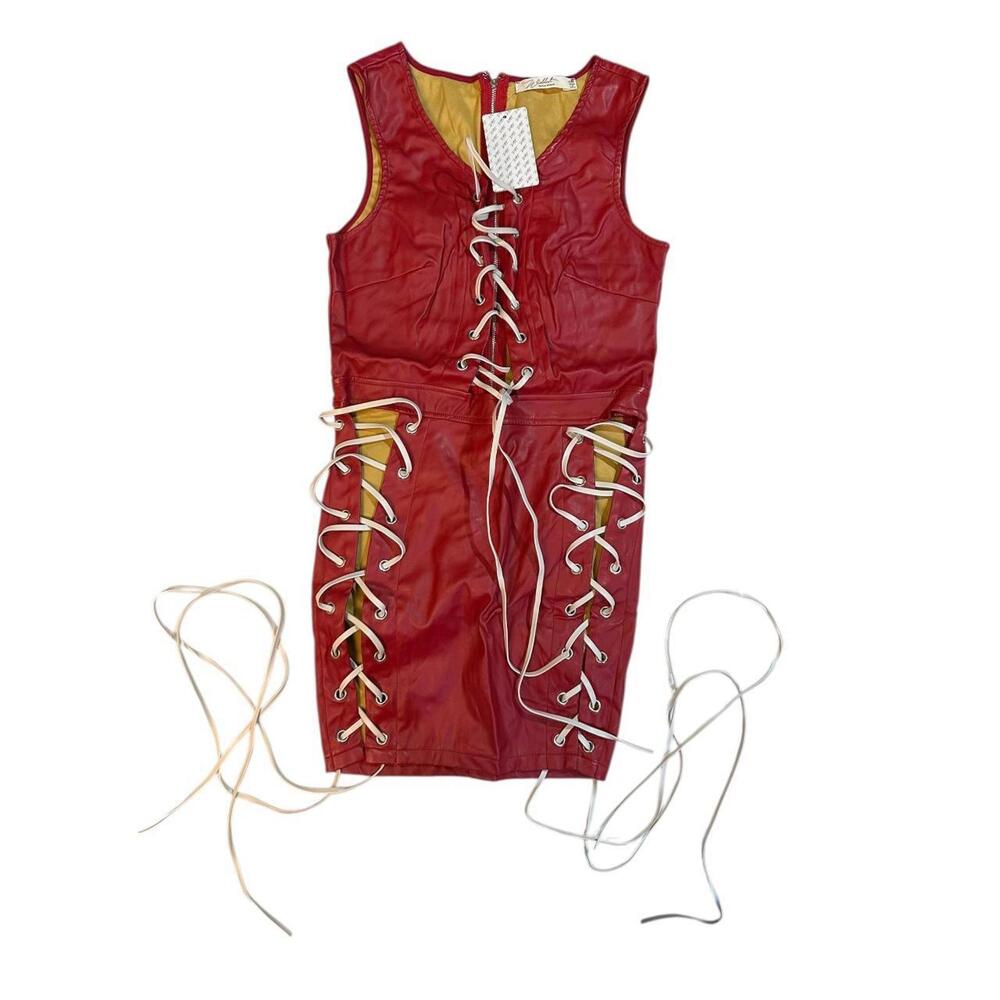 Dolls Kill Women's Red and Multi Dress